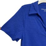 Soft Surroundings  Royal Blue Cotton Short Sleeve Dress Boho Cottagecore  XS Photo 3