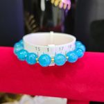 Anthropologie New Glass Beads Blue Bracelet (Unbranded) Photo 5
