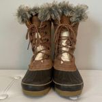 Khombu  Nordic 2 Suede Faux Fur Boots Size 9 Photo 5
