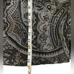 Laura Ashley Vintage  Woman Metallic Embroidered Paisley Jacquard Jacket 1X Boho Photo 6