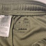 Adidas  Women’s Areoready Olive Green Striped Pull-on Jogger Pants Zip Pocket-Med Photo 11