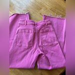 ZARA  women’s pink frayed jeans Photo 1