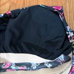 T.H.E. Blouson Tankini Top Swim Shorts Floral Black plus size 22W NWT Mastectomy Photo 5