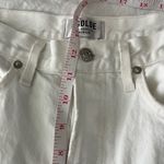 AGOLDE  Rigid White Straight Leg Distressed 90s Look Ankle Length Jeans Size 29 Photo 7