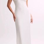 Meshki Claire Satin Drape Back Maxi Dress Photo 0