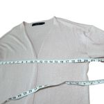 VERO MODA Womens Cardigan Sweater Open Front Cotton Ribbed Cream Size Medium Photo 8