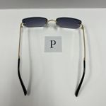 Rimless retro sunglasses / gray lenses sunglasses / small rectangle sunglasses Photo 3