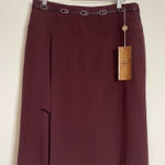 MANIGANCE PARIS dark purple Mini skirt NWT​​​​​​​​​​​​​​​​​​​​​ Size 8 Photo 0