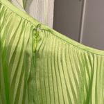 ALC Frank NWT A.L.C. Ari Pleated Satin In Green  Dress Size 4 Photo 7