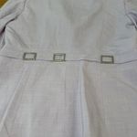 Vertigo Paris  (Made In France) Lilac Wool‎ Blend Silver Belted Blazer Size 14 Photo 10