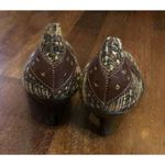 Vince Camuto Women’s Fabric Tweed Brown Tweed/Leather Kitten Heels Casual 6.5M Photo 3