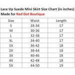 Faux Suede High Waist Lace Up A Photo 7