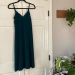 Zimmermann MONCUR SHIRRED POLKA-DOT CREPON MIDI DRESS IN TEAL SLIP DRESS Size 0 Photo 7