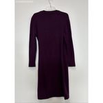 Banana Republic  Purple Sweater Dress Womens Wrap Belted - Size L Photo 4