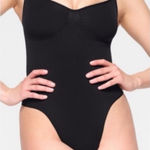 SKIMS  Seamless Sculpt Thong Bodysuit Black Onyx XS Photo 0