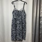 Long Tall Sally cotton floral sleeveless sundress dress size 14 summer vacation‎ Photo 3
