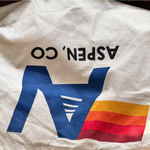 Aviator Nation  Aspen Cream Tote bag with Blue and Red Accents Photo 6