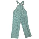 PLANTE Women's Green Gingham Overalls Jumpsuit Size L Made in USA Size L Photo 9