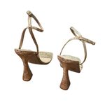 Steve Madden Midnight Gold Leather Heels Photo 6