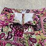Acorn Floral Paisley Print Pants Colorful Patterned Trousers‎ Size 8 Photo 1