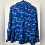 Susan Graver  Vibrant Blue‎ Checkered Top Photo 1