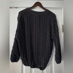 Elodie  Charcoal Knit Sweater Size XS EUC Photo 1