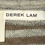 Derek Lam 10 CROSBY gray short sleeve crop zipper sides heavyweight NEW size M Photo 3