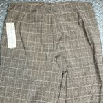 Rena Rowan Women’s Beige Checkered Dress Pants Size 12 Petite Photo 4