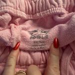 Boys Lie  Pink Cut Off Draw String Shorts Size Small Photo 2