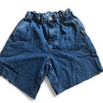 ZARA  Women's short Blue 100% Cotton with elastic waist Size 2 Photo 0