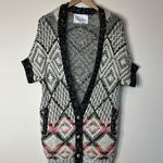 CAbi  cardigan sweater short sleeve southwestern boho button front pockets XXS Photo 2