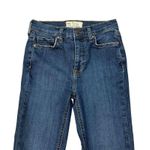 Free People Distressed Ripped Knees Skinny Jeans Size: 24/25 Womens Petite Fit Photo 1