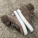 Sam Edelman  Leather Faux Shearling Upper High Top Lace Up Seude Snow Boots 8.5 Photo 1