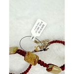 Free People NEW Sweet Carolina Choker Ocean Jasper Maroon Bohemian Necklace 70s Photo 2