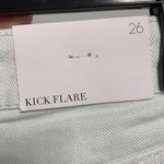 We Wore What  NEW WITH TAGS WHITE KICK FLARE JEAN 26 Photo 4