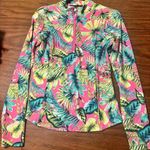 Tommy Bahama  Women's Small Half-Zip Golf Shirt Beach Tropical Multi Photo 0