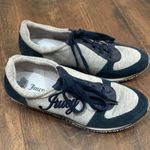 Juicy Couture Bosley Cotton/Suede Gray/Navy Tennis Shoes Photo 7