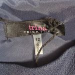 Trina Turk One Shoulder Enchantment Sheath Dress Indigo Navy Blue Size 12 Photo 4