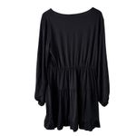 Missky Tiered Mini Dress Long Sleeve Babydoll Black Dress XL Photo 4