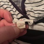 E & M Women’s black and white striped tank Photo 4