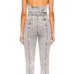 Retrofête Retrofete Ben Jumpsuit in Light Acid Grey Size 26 Halter Open Back NWT *NO Belt* Photo 1