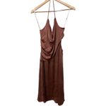 Cushnie et Ochs Et Ochs Women's Nora Draped Cowl Neck Halter Cutout Midi Dress Size 6 Photo 5