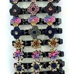 8pcs shiny crystal stone braided four Photo 0