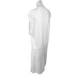 ZARA White V-neck Sleeveless Relaxed Fit Pull On Midi Maxi Shift Tank Dress XS Photo 1