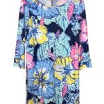 Lilly Pulitzer Colorful Hawaiian Print Half Sleeve Dress Medium Photo 0