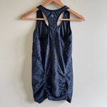 Athleta Fastest Track Racerback Tank Top Size M Blue Space Dye 489382 Photo 2