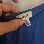 Aerie  Vibrant Blue Maxi Dress with Knotted Side Detail Photo 3