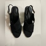 H by Halston Halston Chile Criss Cross Straps Heels Sandals Black Size 6.5 Photo 1