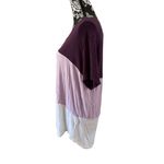 Amaryllis Striped T Shirt Relaxed Fit Casual Lounge Everyday School Purple Size L Photo 2