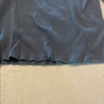 Brandy Melville  Navy Ribbed Long Sleeve Crop Top One Size XS Photo 3